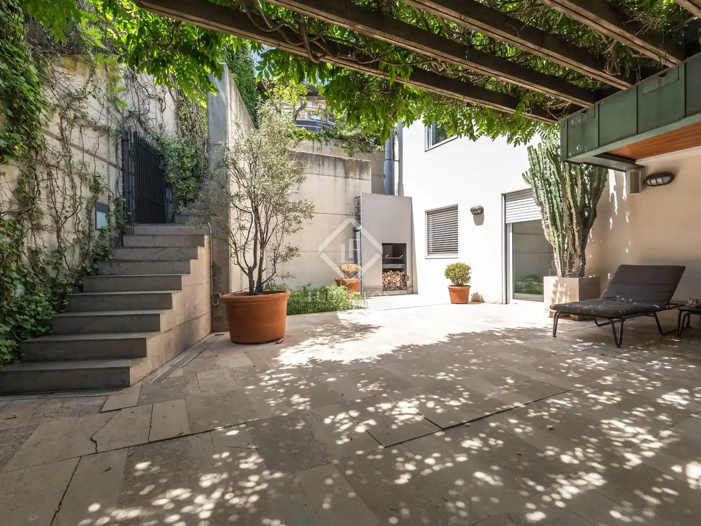 Terrasse von Haus oder Chalet zum Verkauf in Esplugues de Llobregat mit Klimaanlage, Heizung und Privatgarten