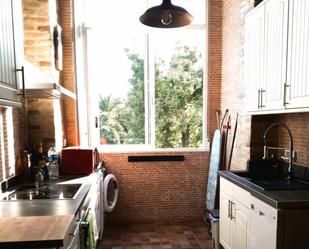 Kitchen of Apartment to rent in  Valencia Capital  with Air Conditioner, Heating and Furnished