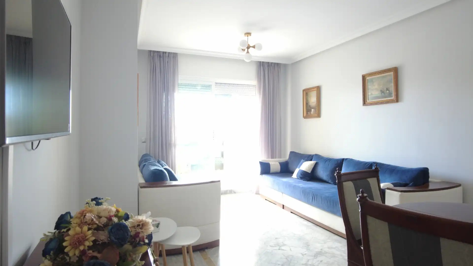 Living room of Flat for sale in Marbella  with Air Conditioner, Heating and Terrace