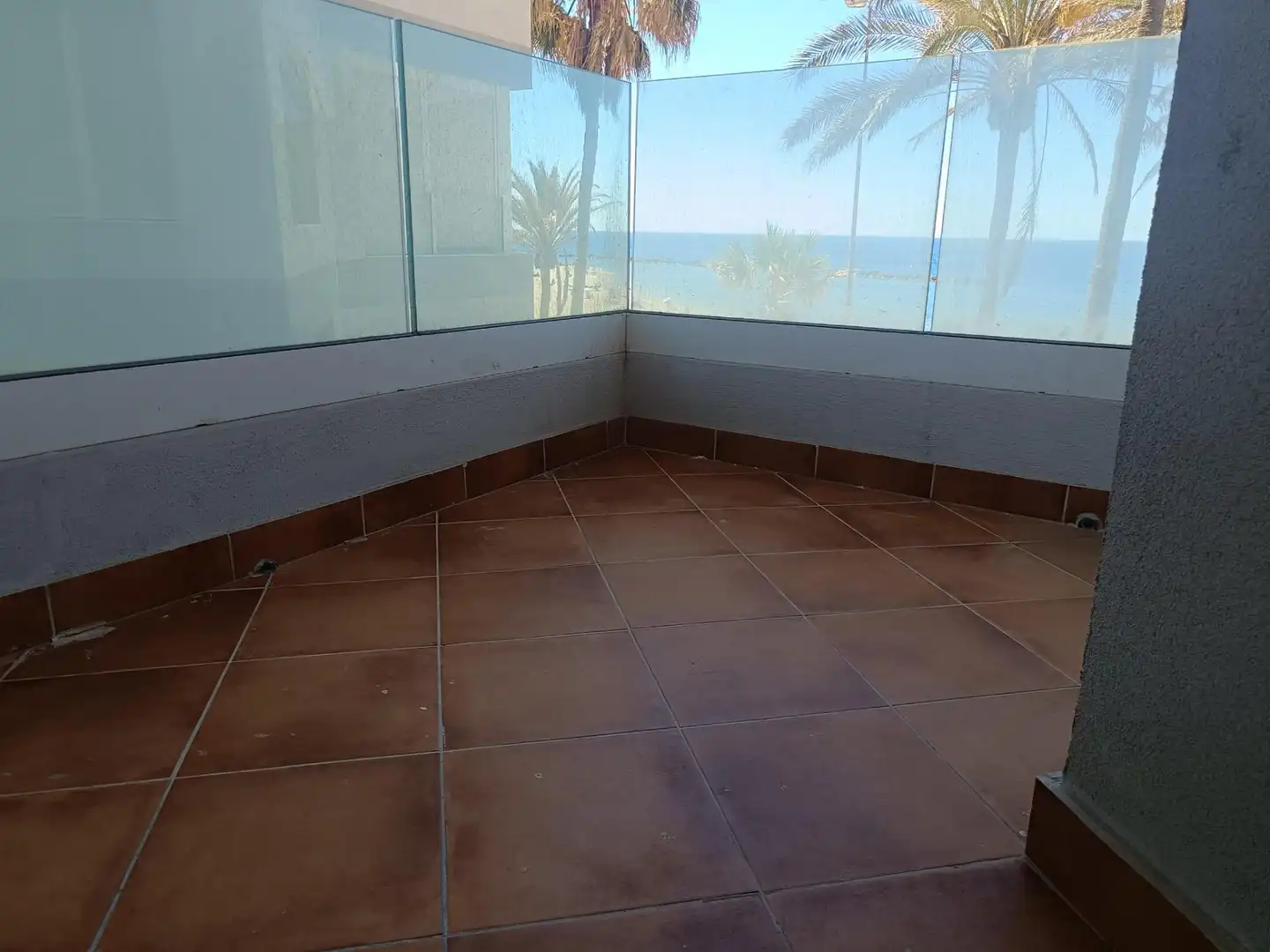 Terrace of Apartments for rent in Almería  with Heating, Terrace and Furnished