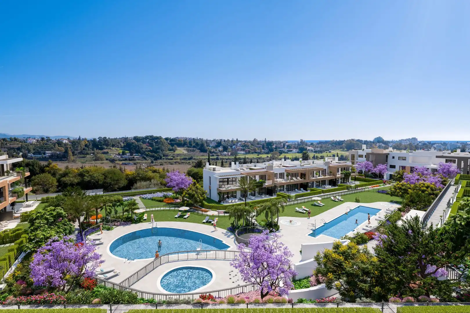 Apartament amb piscina en venda a Benahavís pueblo