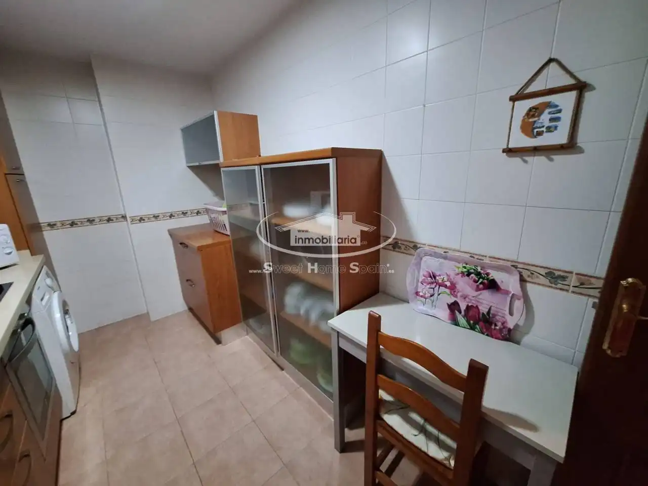 Küche von Wohnung zur Miete in Sanlúcar de Barrameda mit Klimaanlage und Möbliert