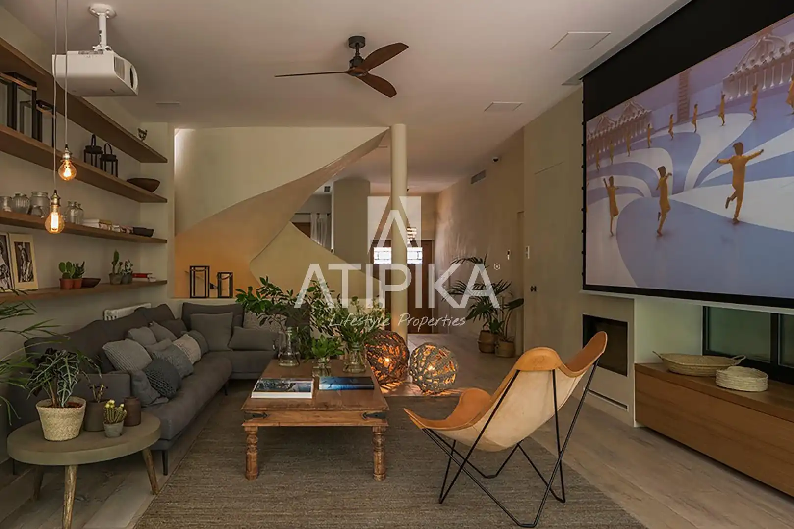 Sala de estar de Casa o chalet en venta en Barcelona con Aire acondicionado, Calefacción y Trastero