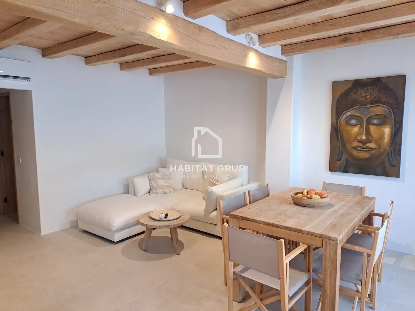 Wohnzimmer von Wohnung zum Verkauf in Es Mercadal mit Klimaanlage und Heizung