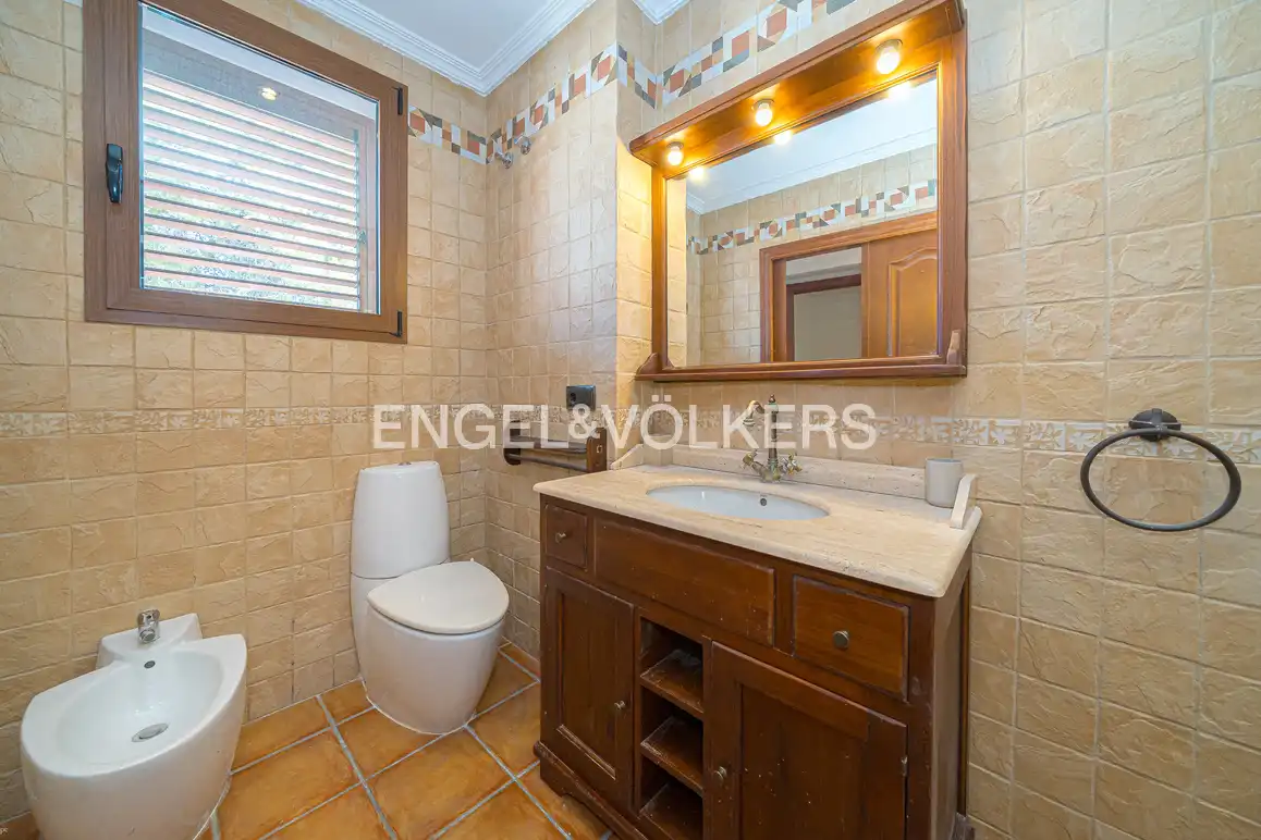 Baño de Casa o chalet en venta en La Nucia con Aire acondicionado, Jardín privado y Piscina
