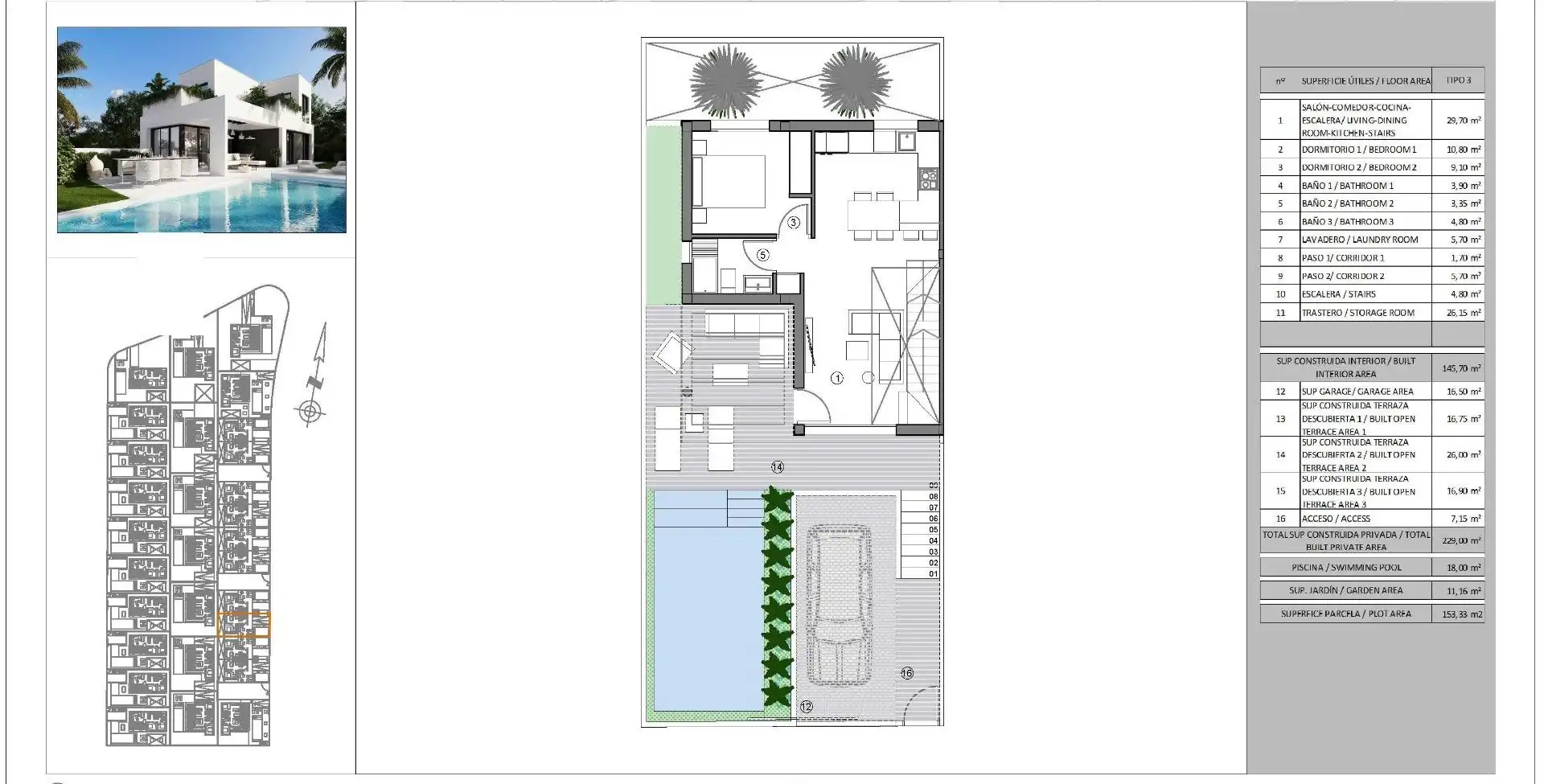 Semi-detached house with pool for sale in Golf Bahía, imagen 11