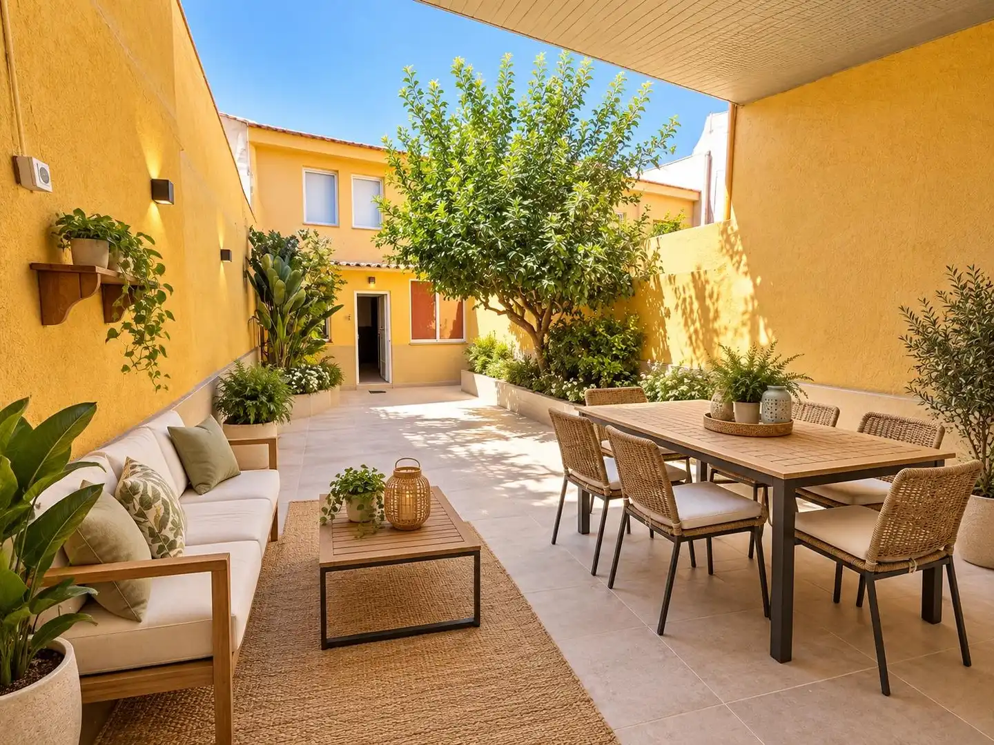 Terraza de Casa o chalet en venta en Centre