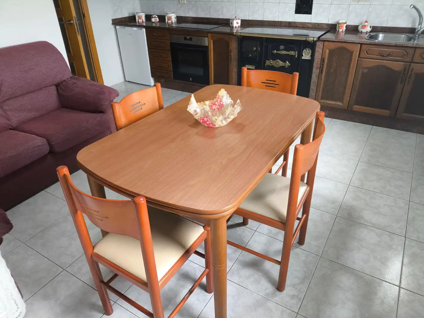 Dining room of Houses for rent in Carballo  with Air Conditioner, Heating and Storage room