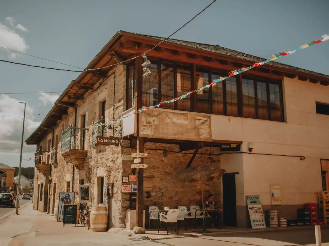 Exterior view of Houses for sale in Camponaraya, León