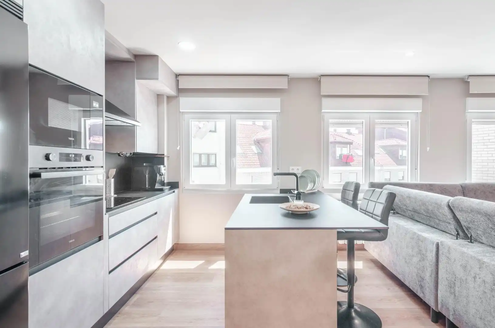 Kitchen of Flat for sale in Langreo  with Heating