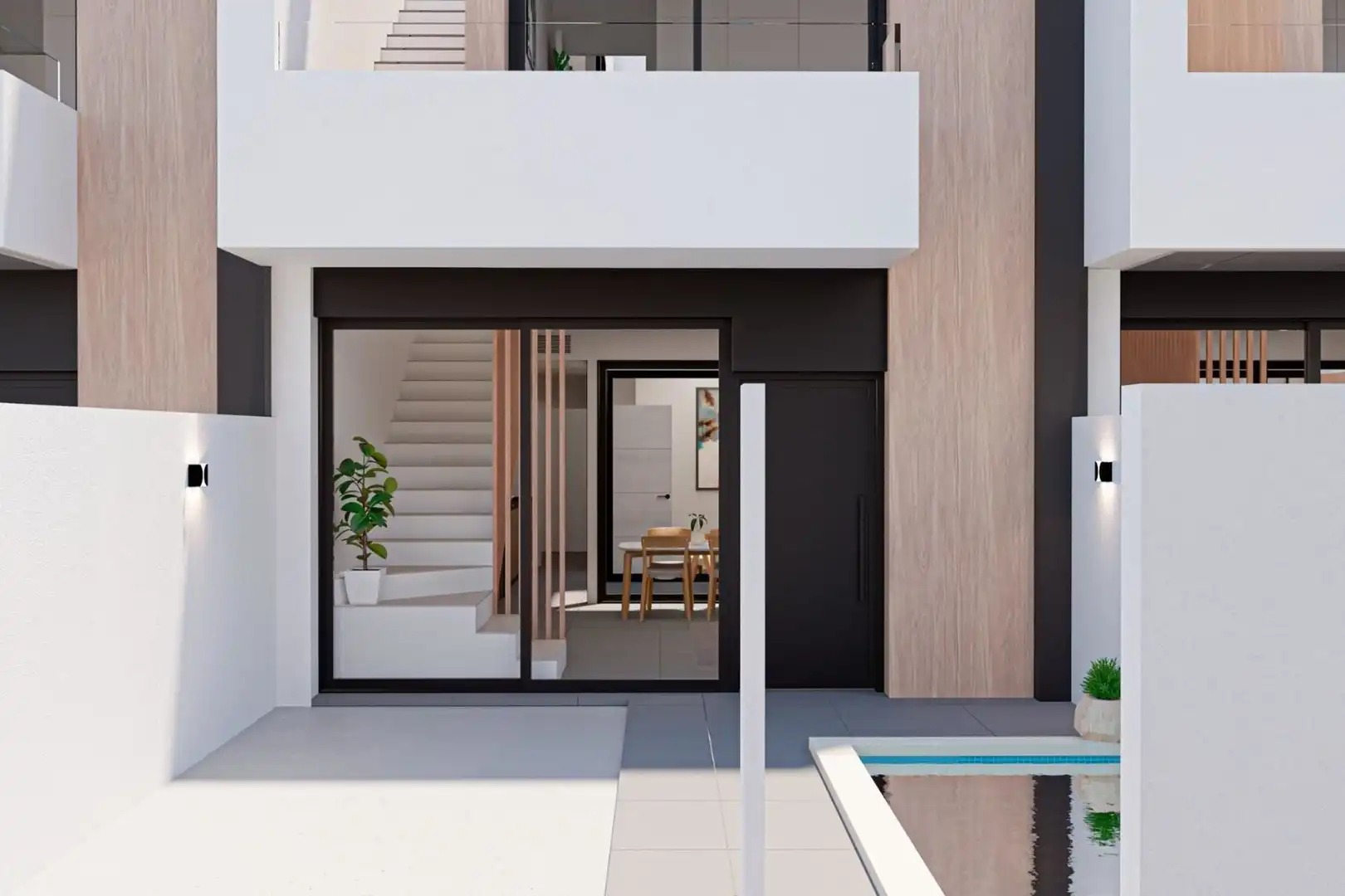 Vista exterior de Casa adosada en venta en San Pedro del Pinatar