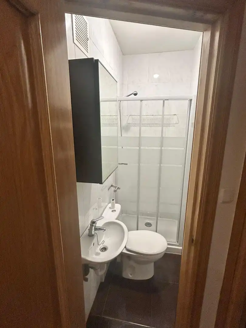 Bany de Apartament de lloguer en Donostia - San Sebastián  amb Calefacció i Moblat
