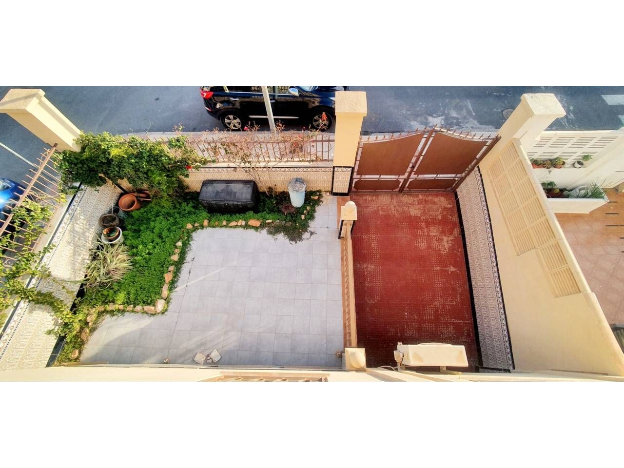 Terrace of Single-family semi-detached for sale in Roquetas de Mar  with Air Conditioner, Heating and Private garden