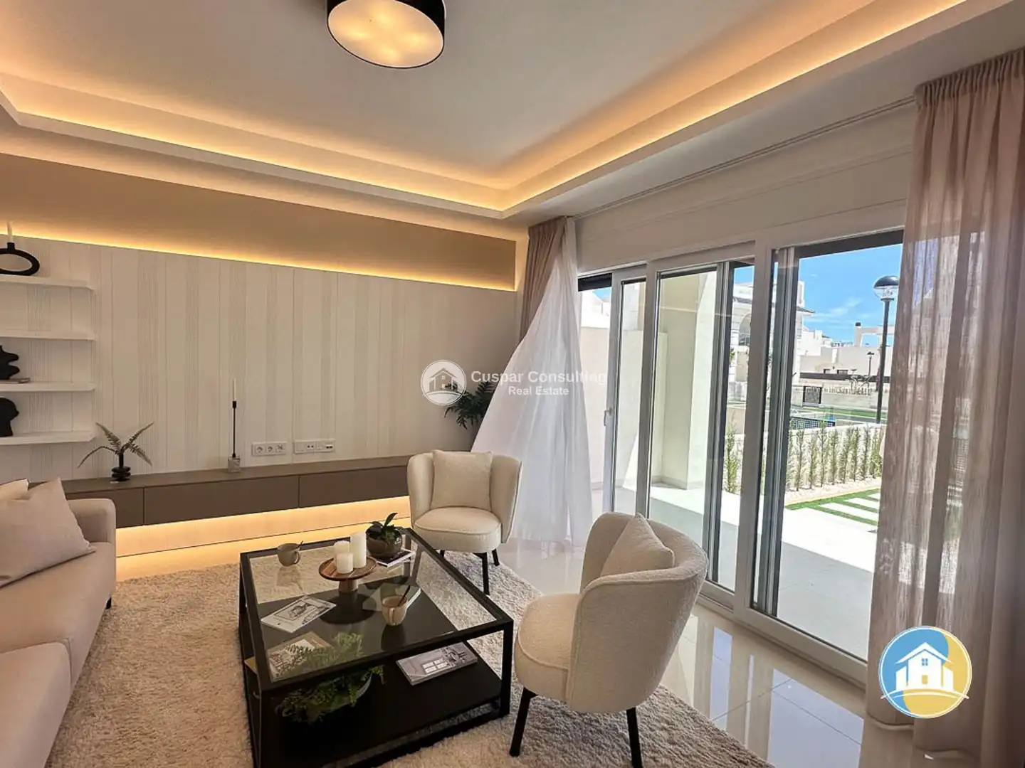 Sala de estar de Apartamento en venta en Rojales con Calefacción, Jardín privado y Terraza