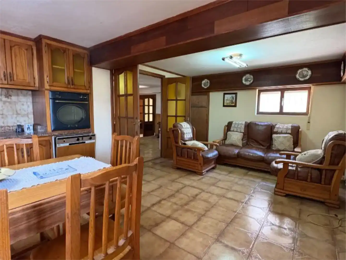 Sala de estar de Piso en venta en Ribadeo con Jardín privado, Parquet y Trastero