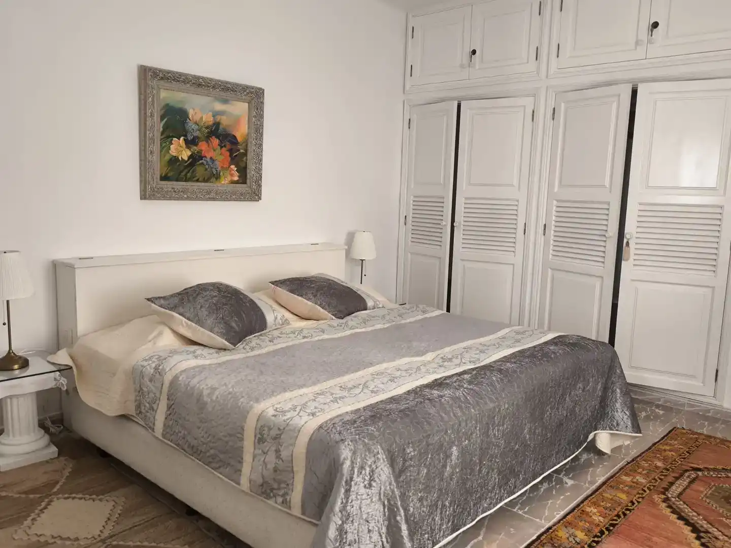 Dormitori de Casa o xalet de lloguer en San Bartolomé amb Jardí privat i Moblat