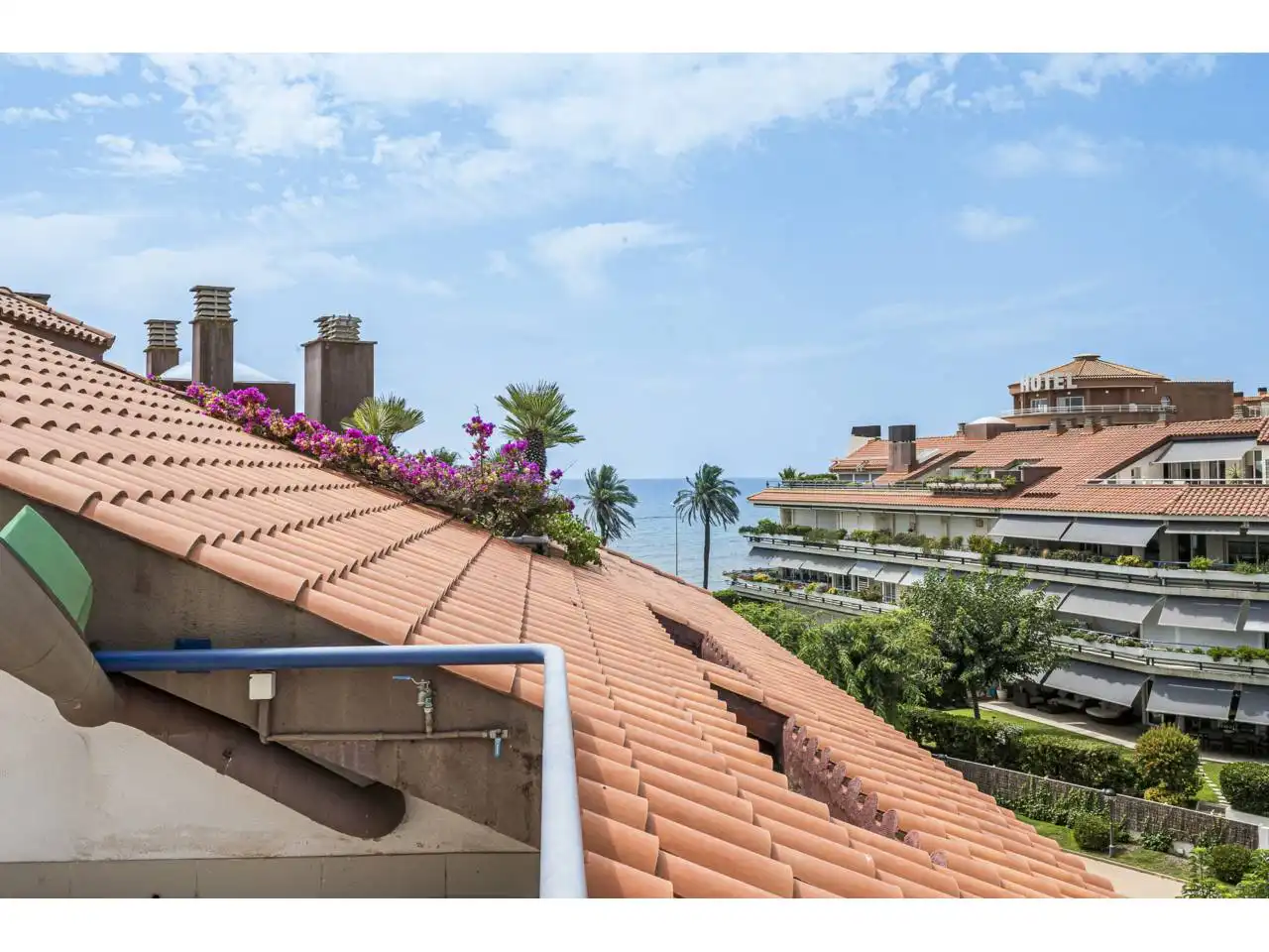 Terrasse von Dachboden zum Verkauf in Sitges mit Klimaanlage, Heizung und Terrasse