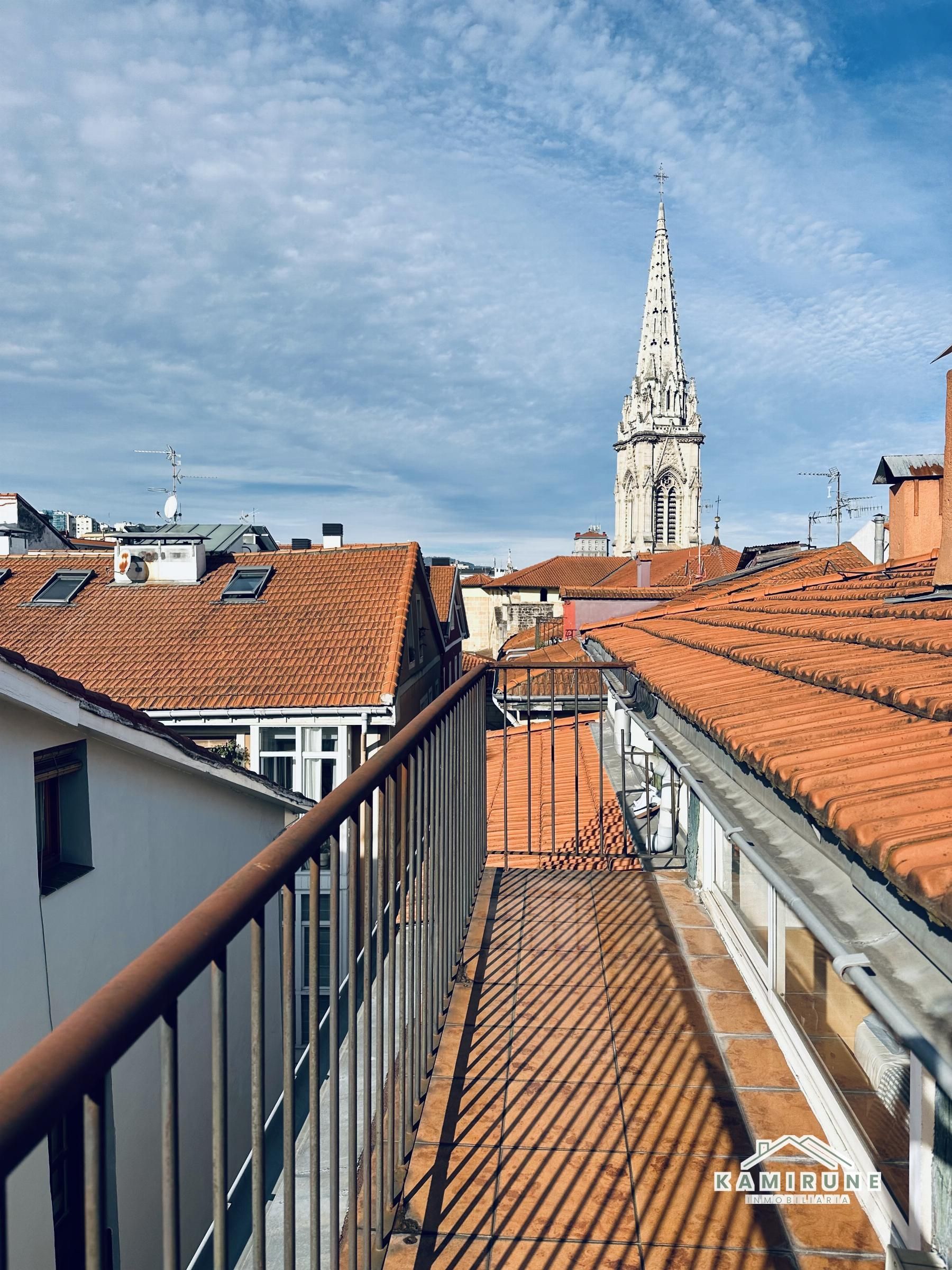 Exterior view of Flat for sale in Bilbao   with Heating and Terrace