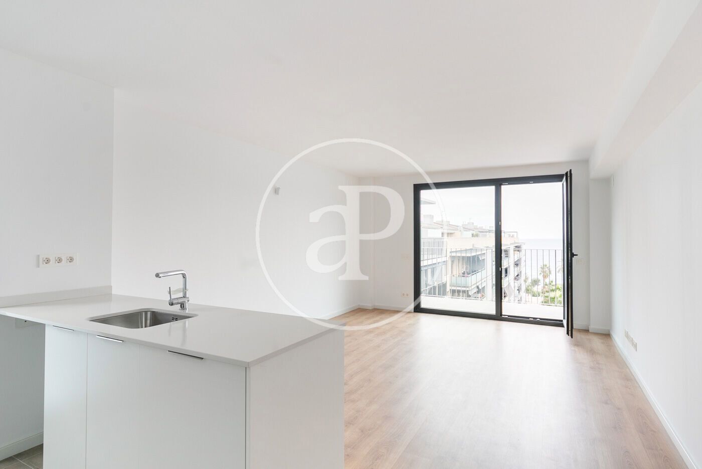 Living room of Duplex for sale in Badalona  with Air Conditioner, Heating and Balcony