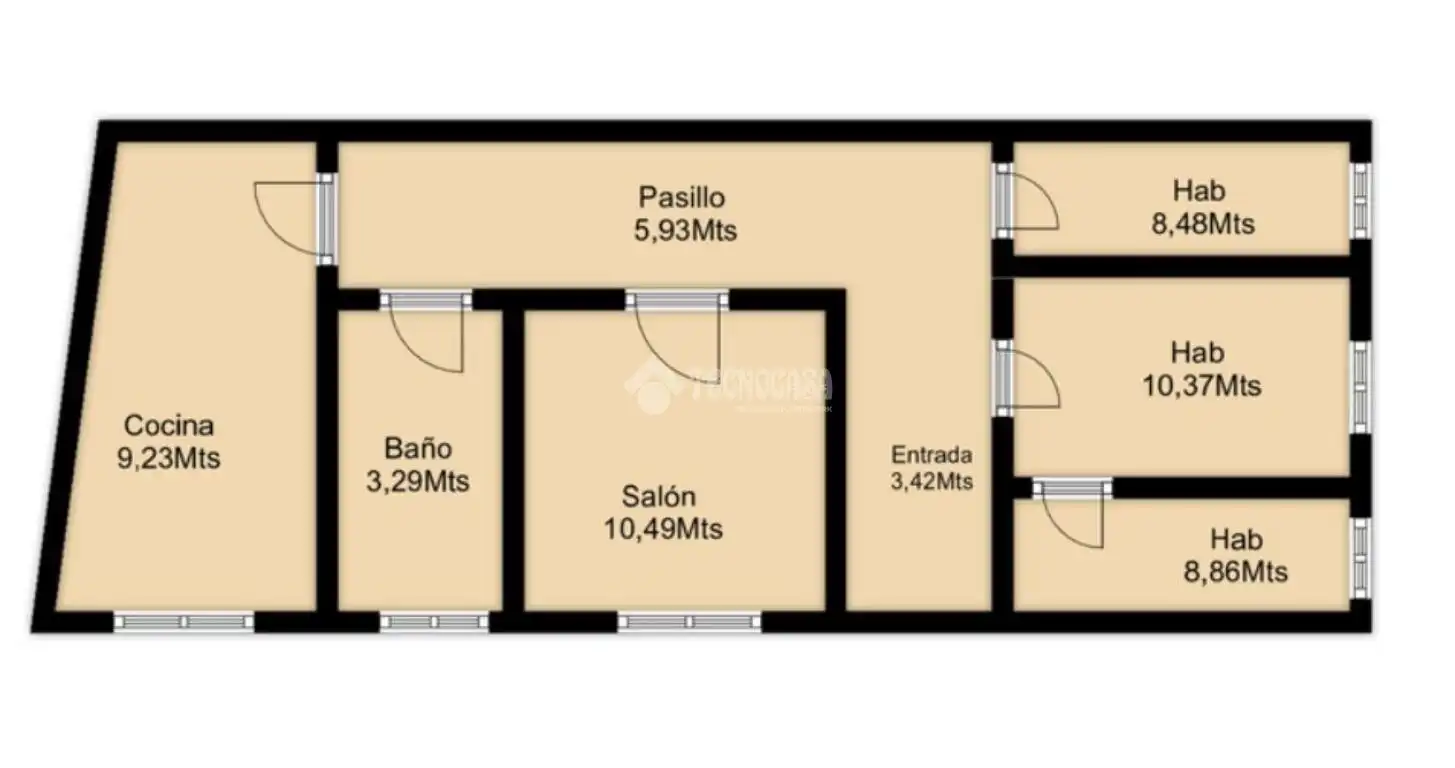 Piso en venta en Madrid con Calefacción