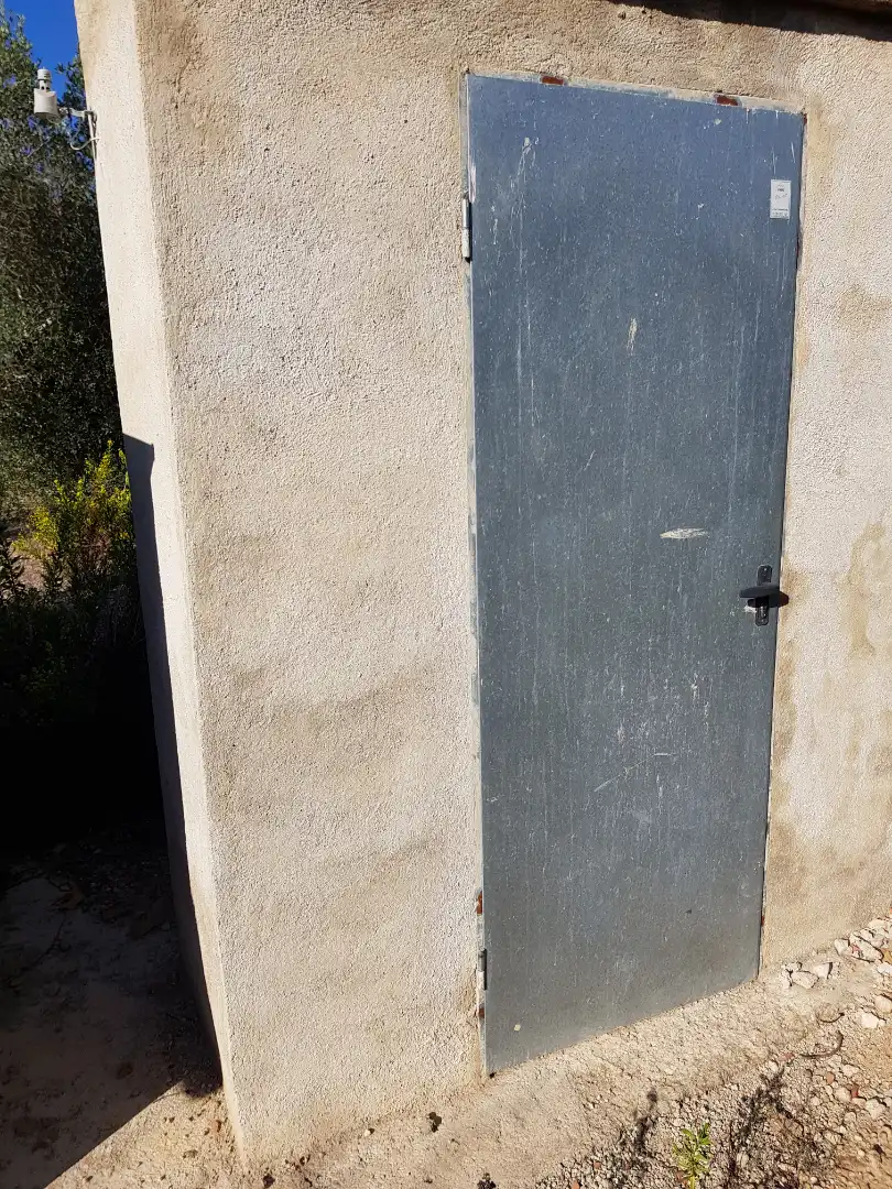 Vista exterior de Finca rústica en venta en Santa Oliva con Calefacción, Jardín privado y Piscina