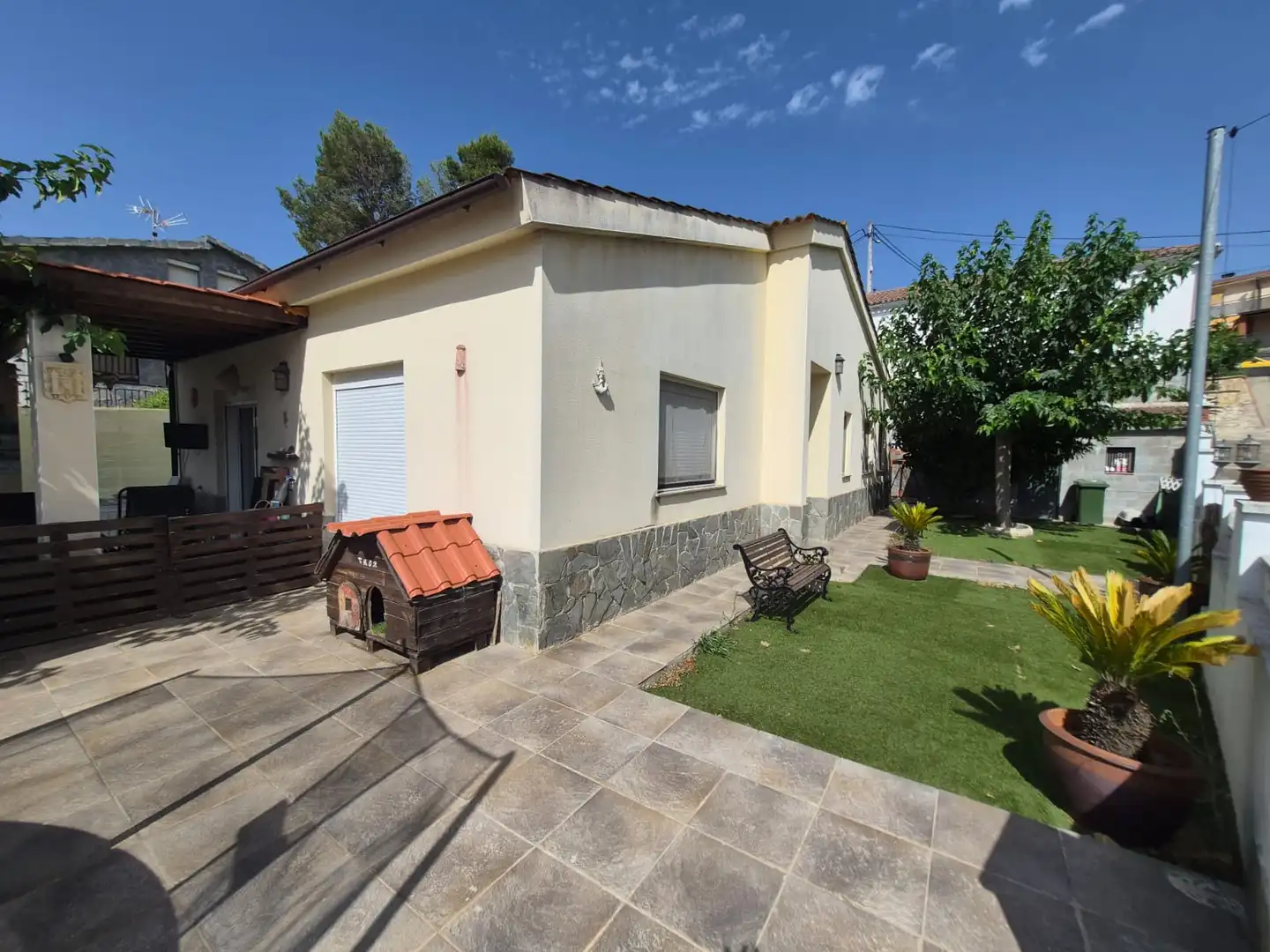 Jardín de Casa o chalet en venta en Piera con Aire acondicionado, Calefacción y Jardín privado