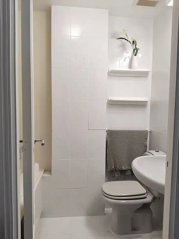 Bany de Dúplex en venda en Sada (A Coruña) amb Calefacció, Parquet i Terrassa