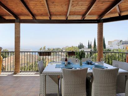 Terrace of House or chalet for sale in Salobreña  with Air Conditioner, Heating and Private garden