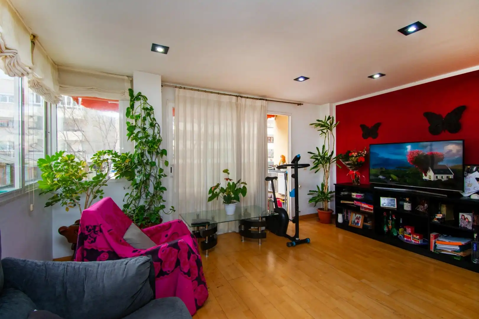 Sala d'estar de Pis en venda en  Palma de Mallorca amb Aire condicionat, Calefacció i Parquet