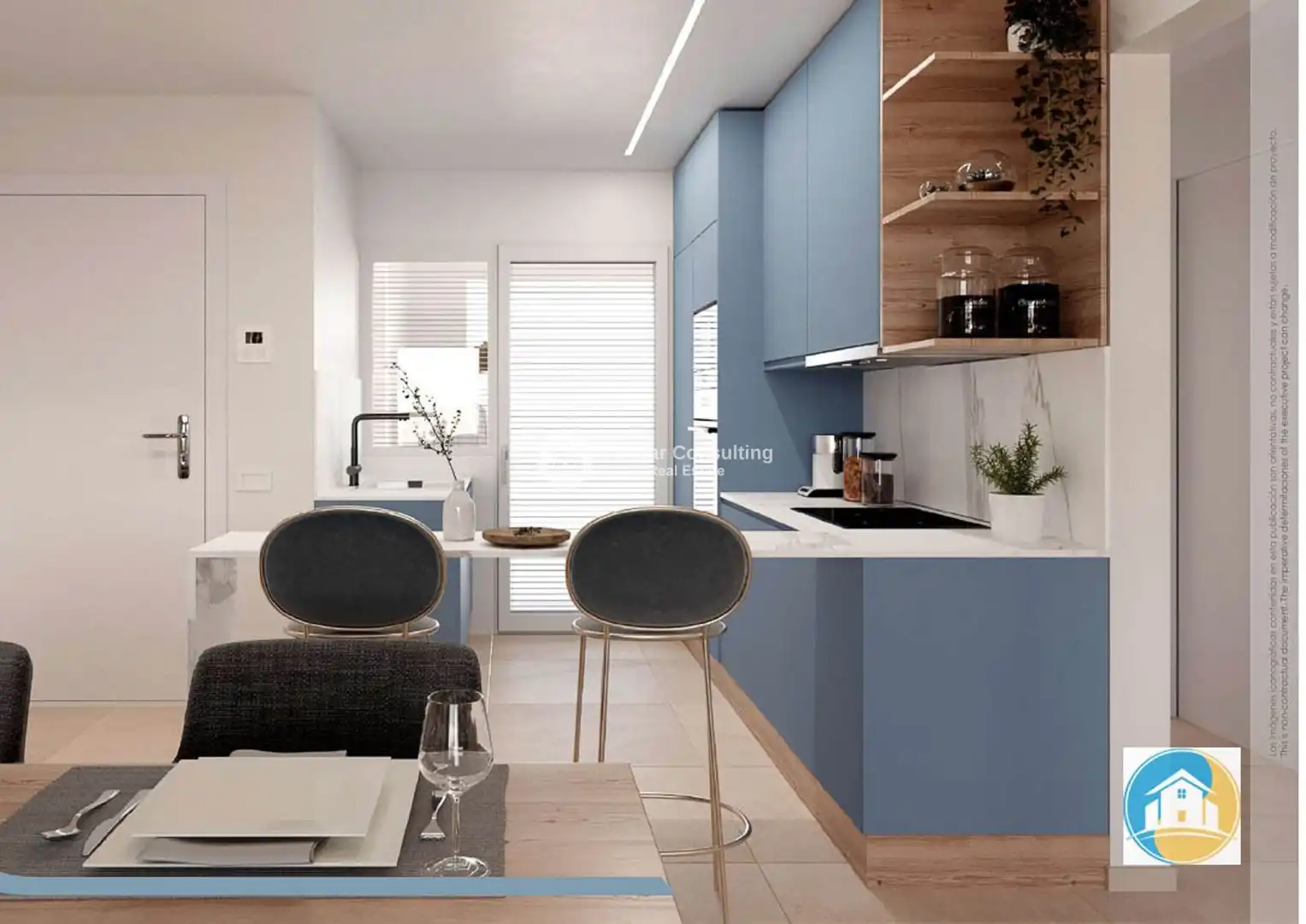 Cocina de Apartamento en venta en Orihuela con Aire acondicionado, Calefacción y Terraza
