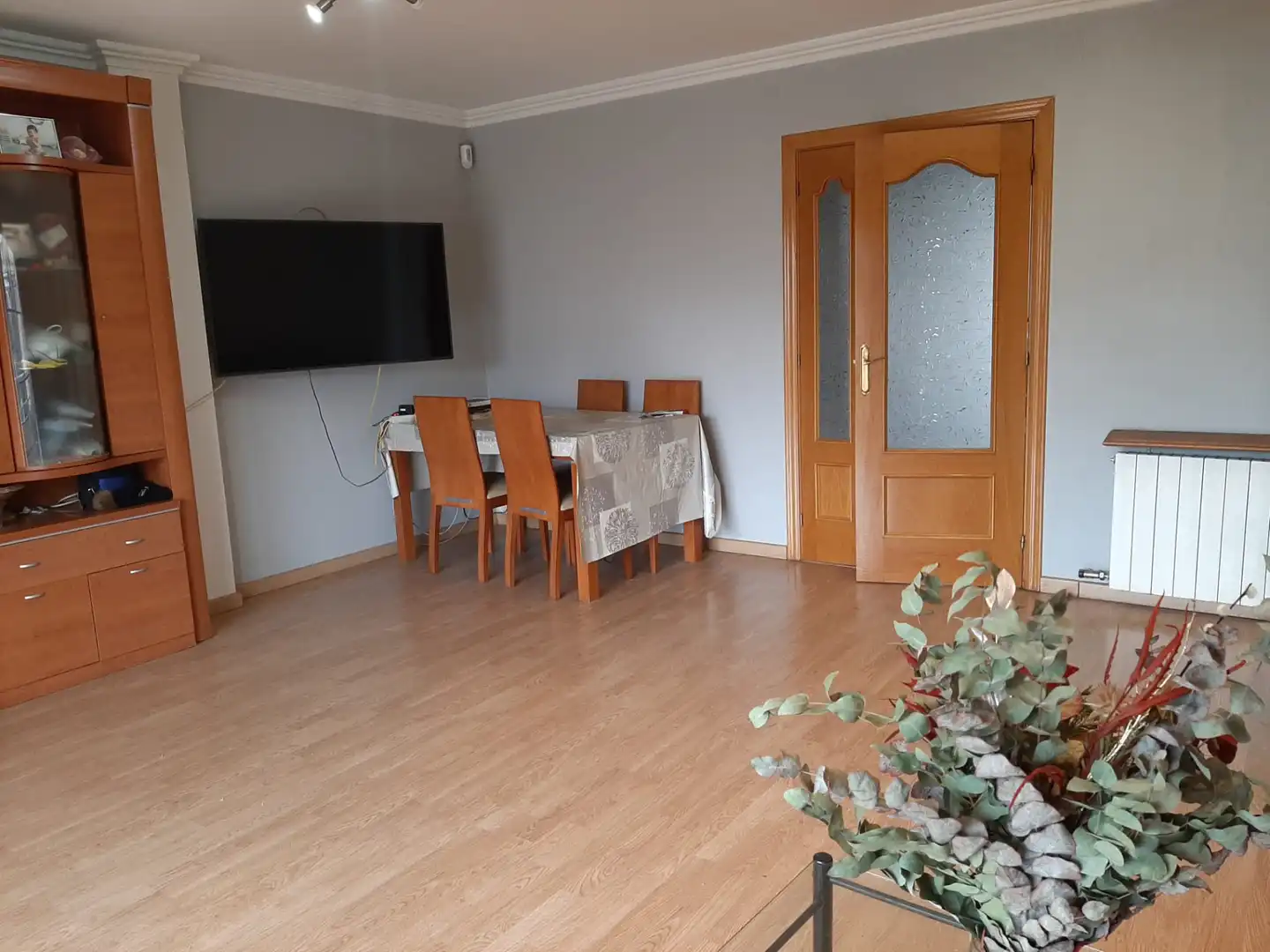 Sala de estar de Casa adosada en venta en Mollerussa con Aire acondicionado, Calefacción y Jardín privado