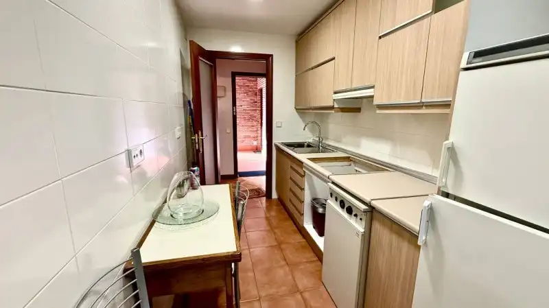 Küche von Wohnung zum Verkauf in El Espinar mit Heizung, Privatgarten und Parkett
