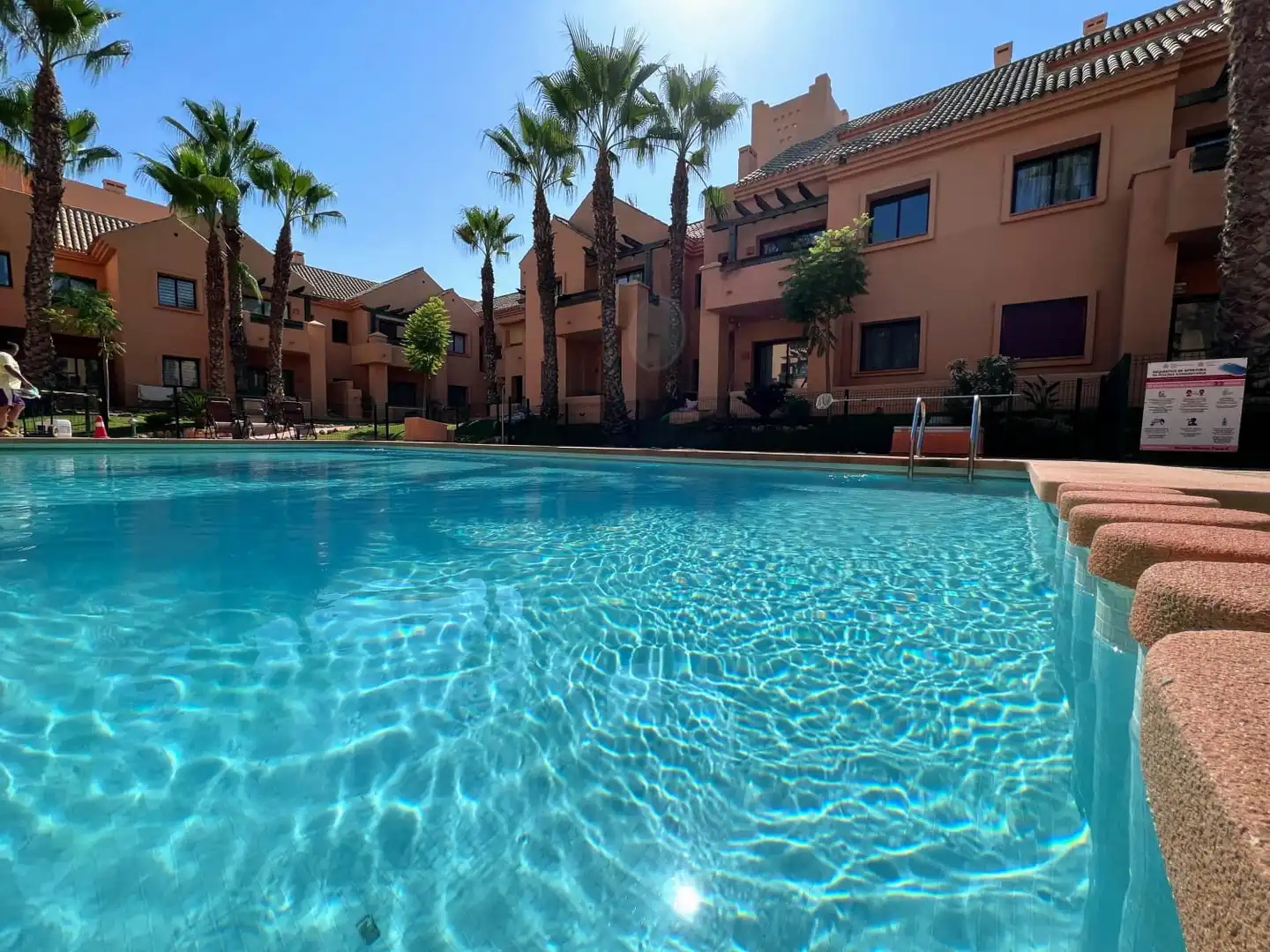 Piscina de Apartamento en venta en Los Narejos - Punta Calera