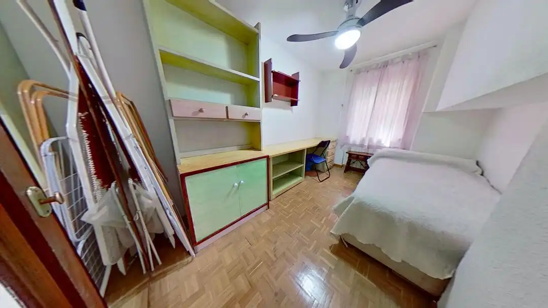 Bedroom of Flat for rent in Madrid  with Heating, Private garden and Swimming Pool