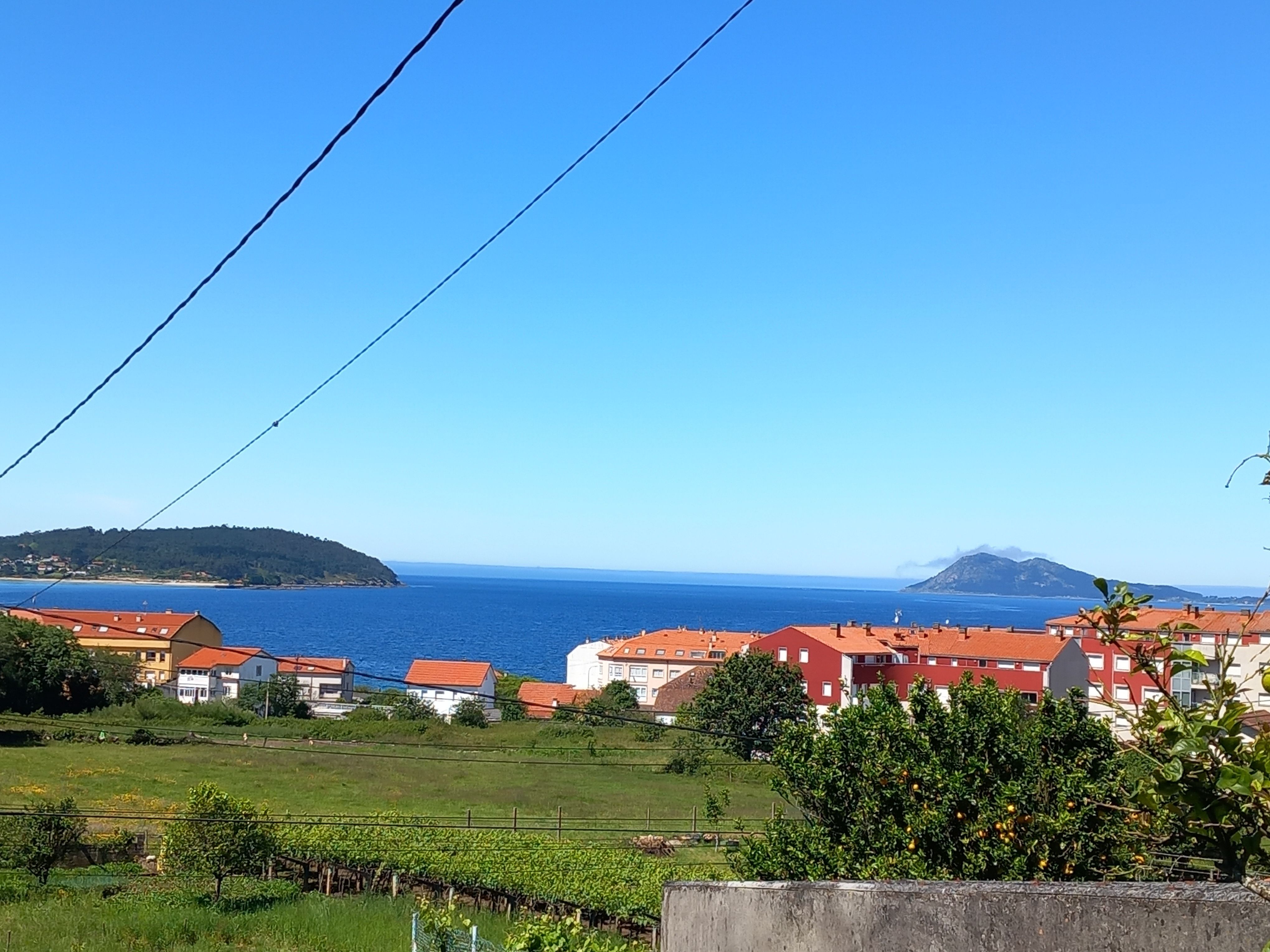 Exterior view of Flat for sale in Porto do Son  with Heating, Private garden and Terrace
