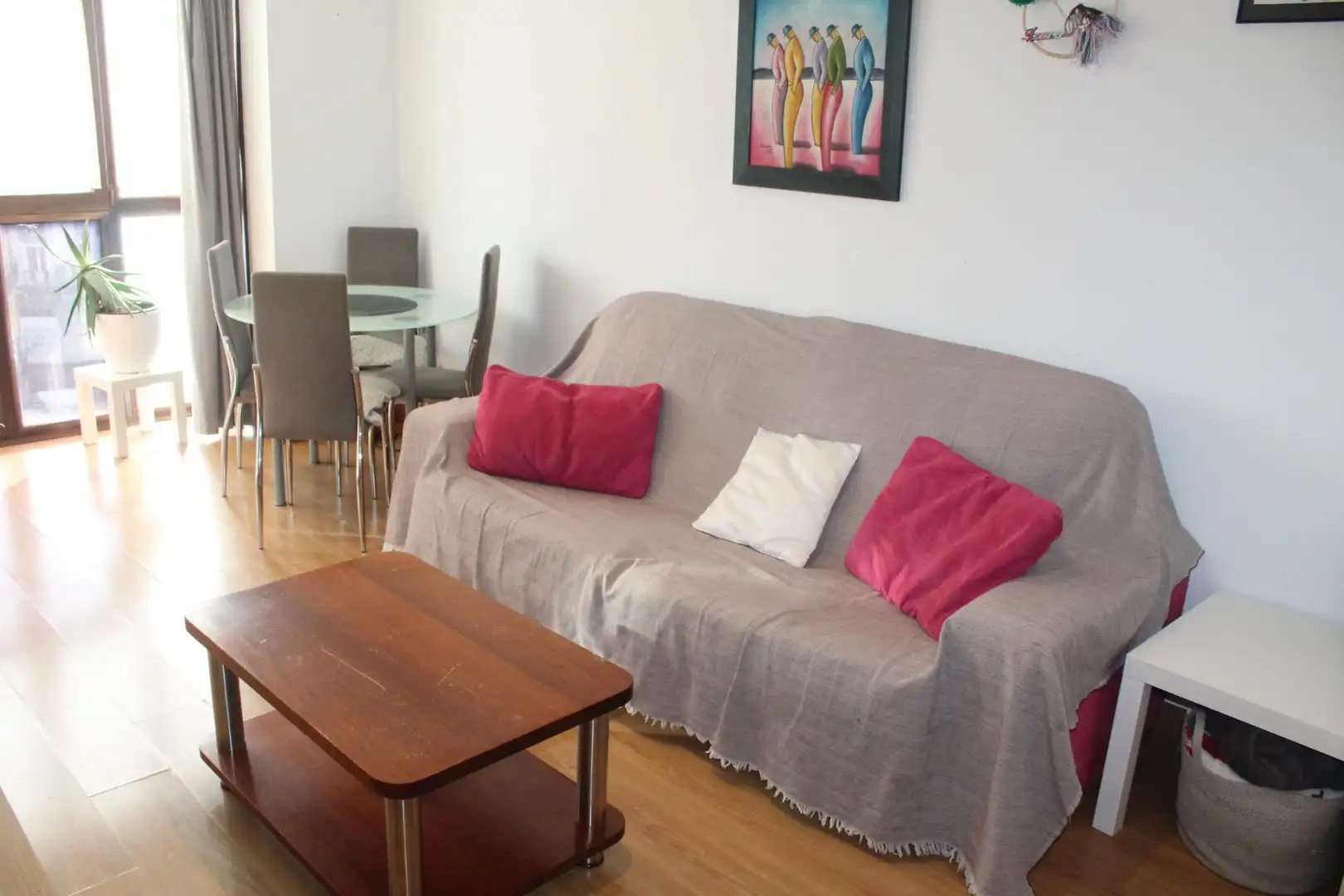 Sala de estar de Piso en venta en Tolosa con Parquet, Amueblado y Balcón