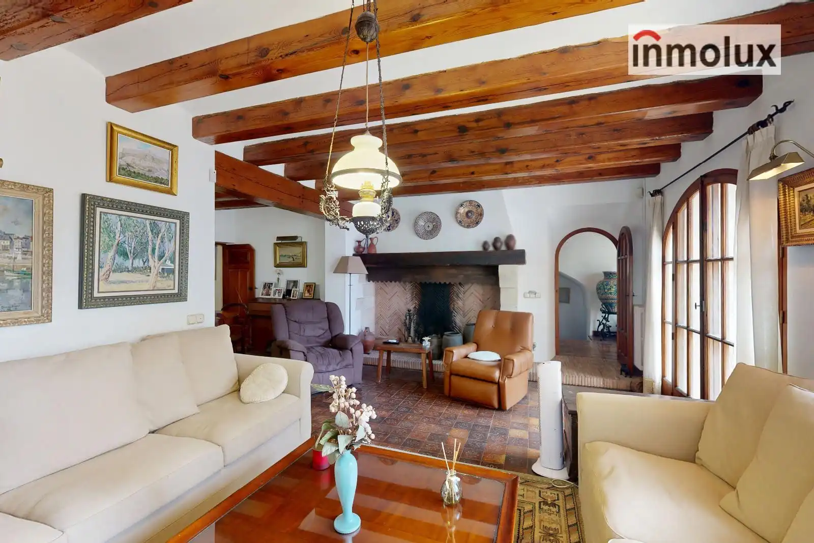 Living room of Houses for sale in Sant Joan d'Alacant  with Air Conditioner, Heating and Terrace