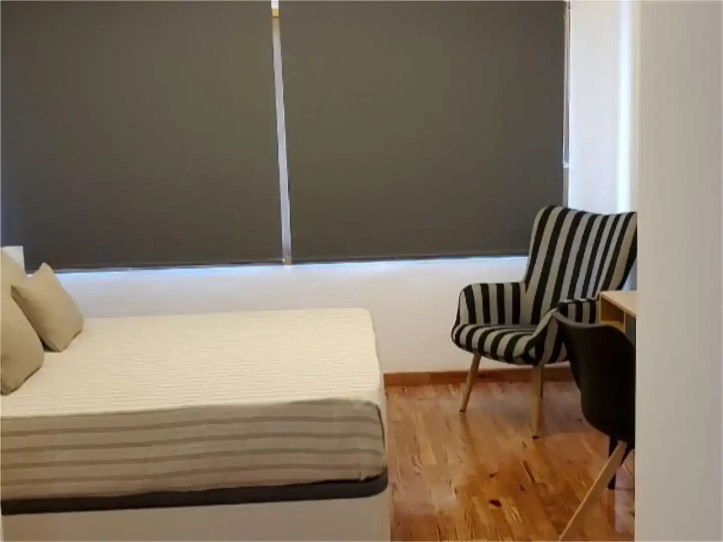 Schlafzimmer von Wohnung zur Miete in  Valencia Capital mit Klimaanlage