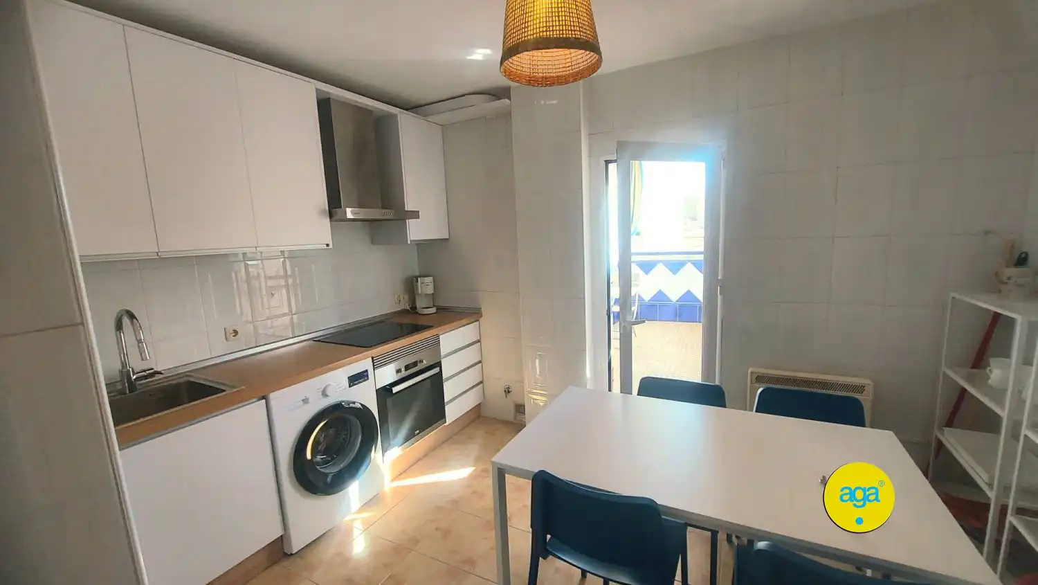 Cuina de Pis de lloguer en Jaén amb Aire condicionat, Calefacció i Terrassa