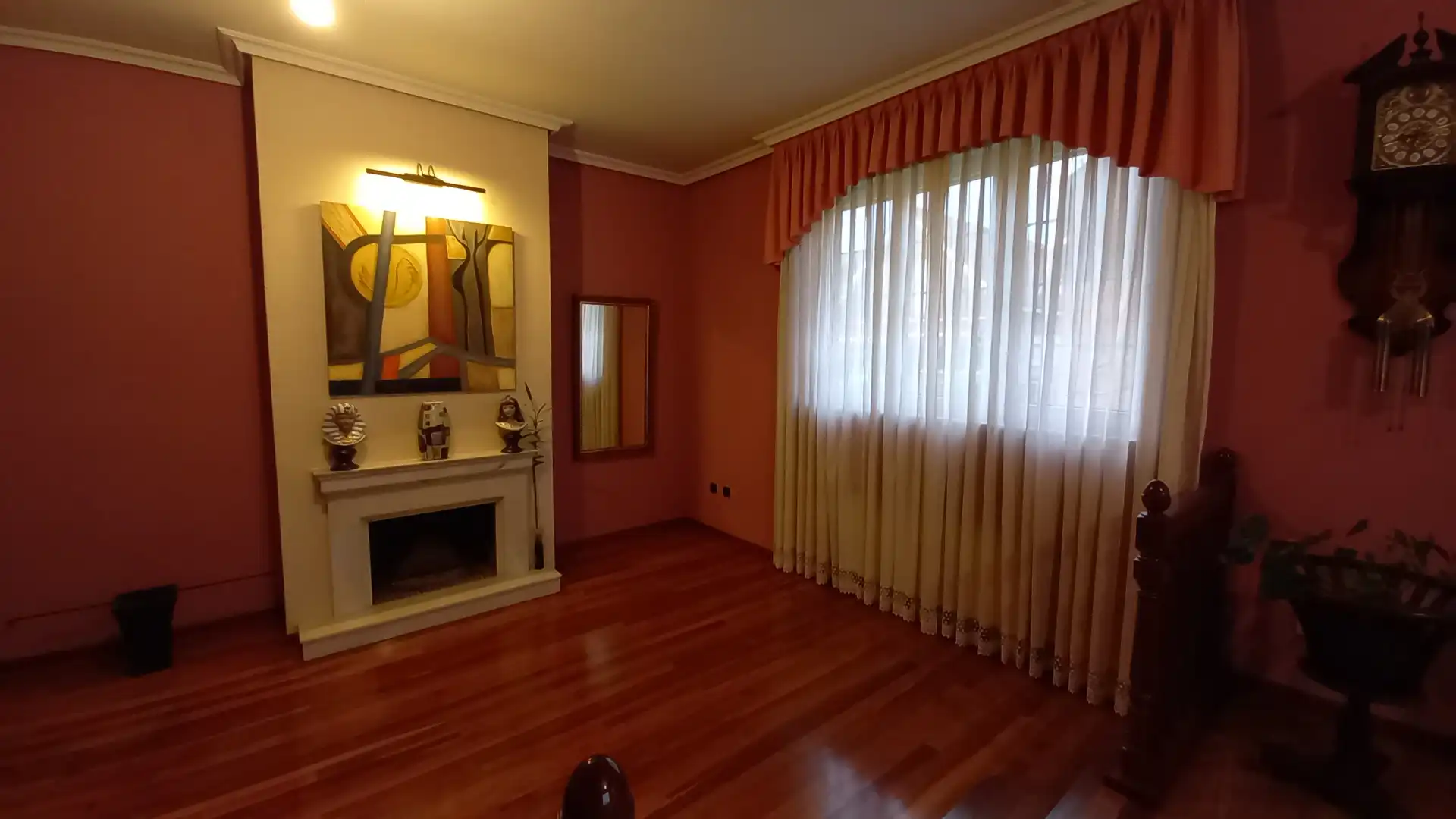 Living room of Houses for sale in Castrillón  with Heating, Private garden and Parquet flooring