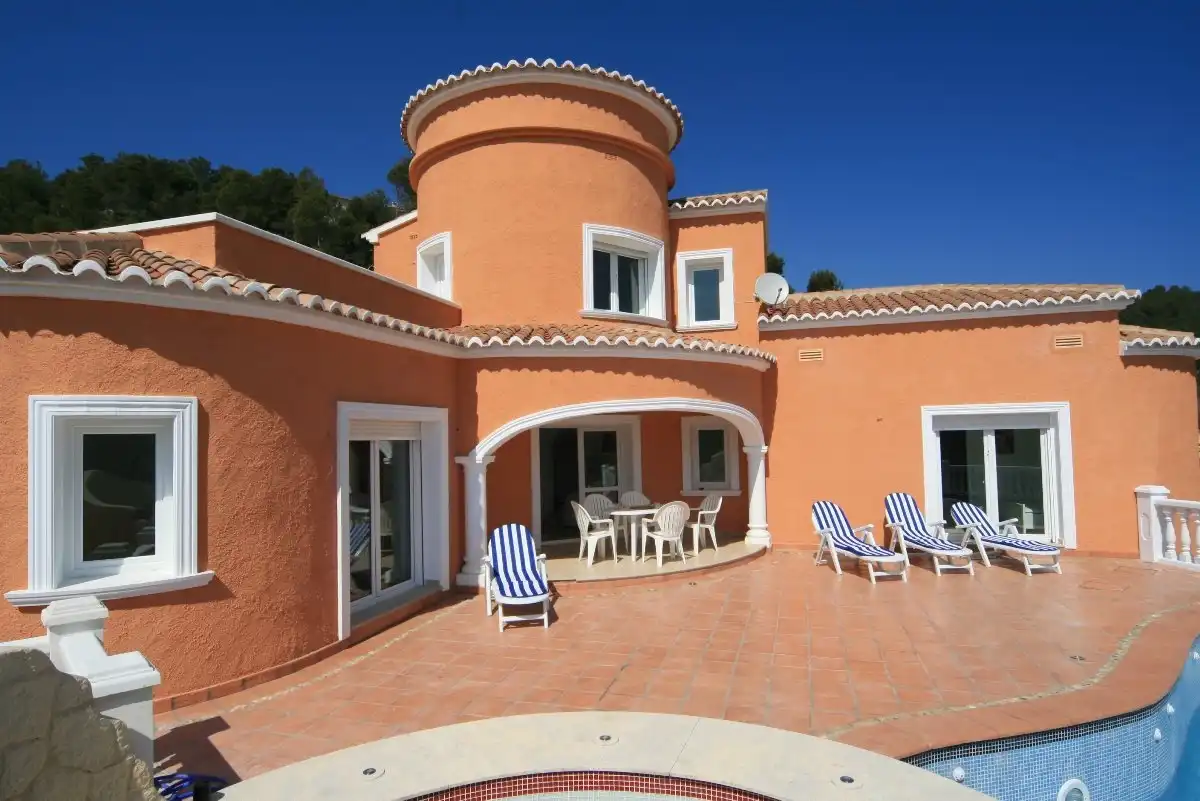 Exterior view of Houses for sale in Jávea / Xàbia  with Heating, Private garden and Swimming Pool