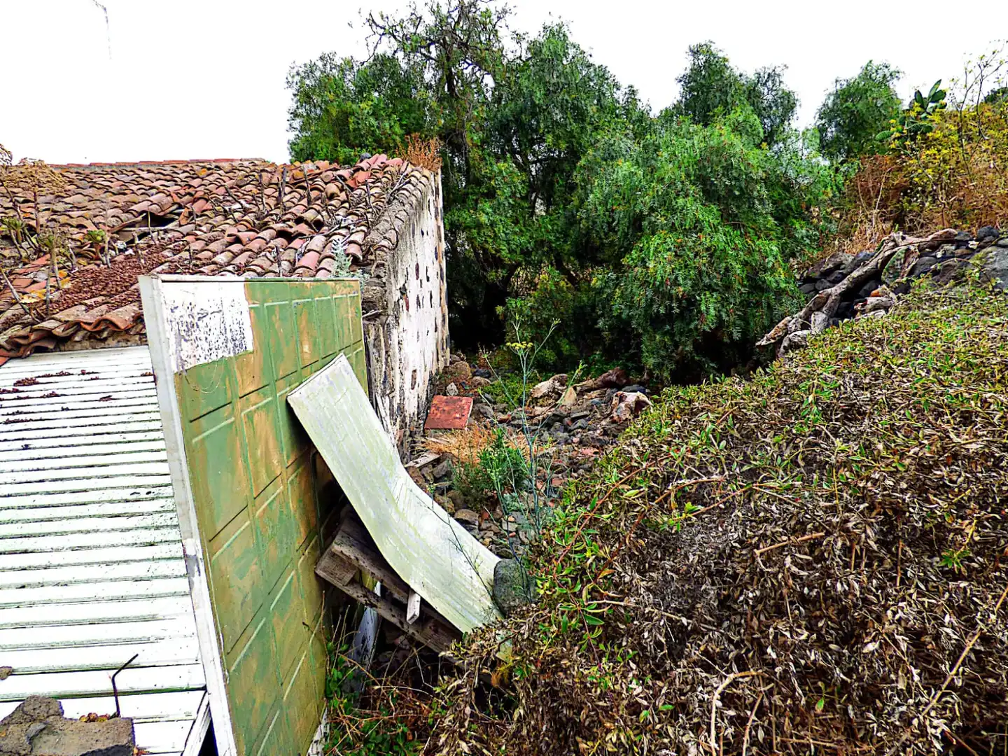 Vista exterior de Residencial en venda en San Cristóbal de la Laguna