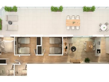 New build Penthouse with balcony for sale in Carrer Granada 21
