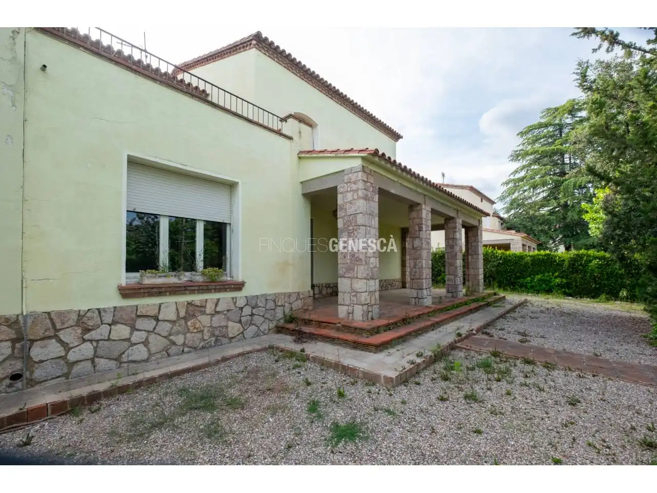 Vista exterior de Casa o xalet en venda en Matadepera amb Jardí privat i Terrassa