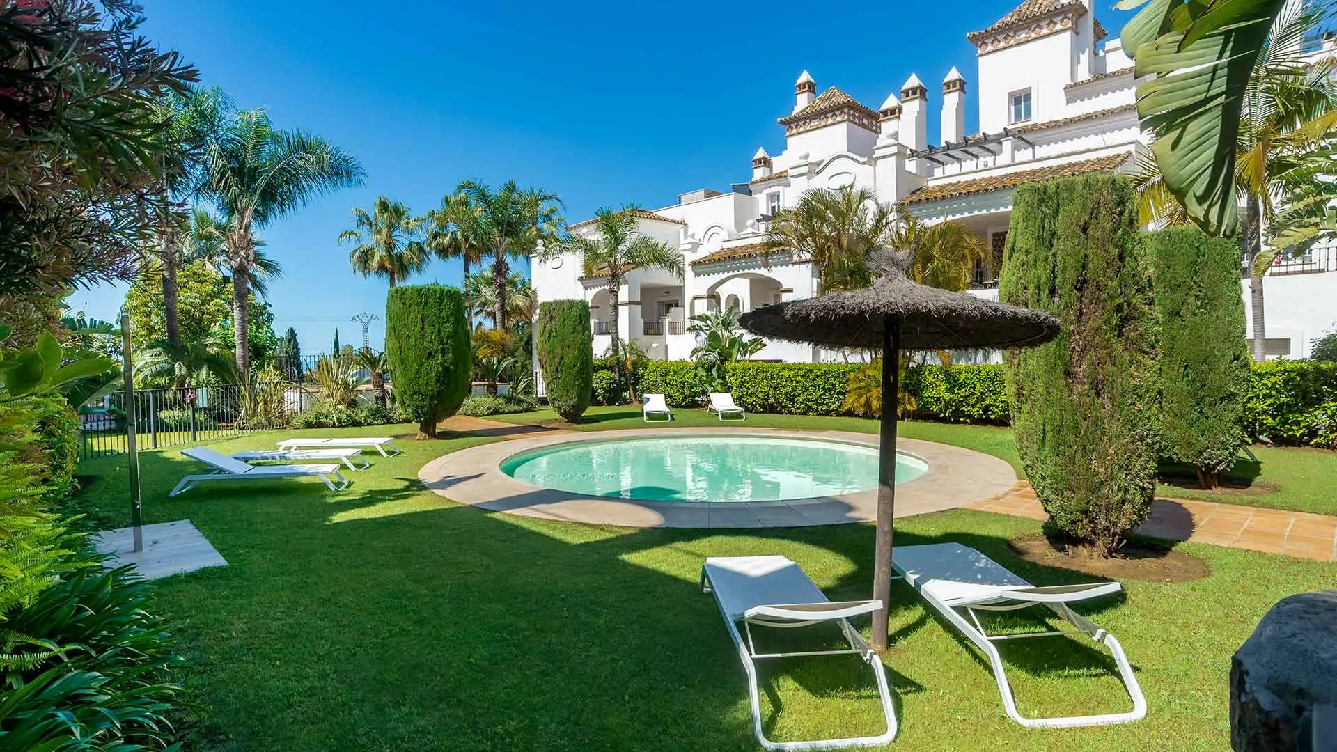 Garten von Wohnungen zum Verkauf in Marbella mit Klimaanlage, Terrasse und Abstellraum