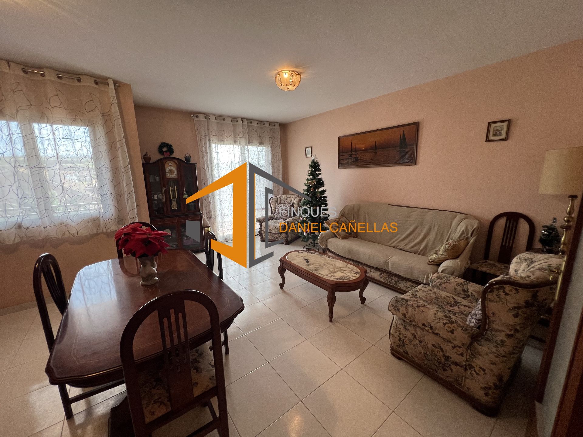 Living room of Flat for sale in Arbeca  with Heating, Terrace and Storage room
