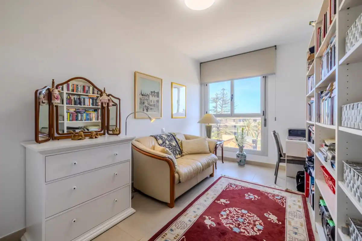 Schlafzimmer von Dachboden zum Verkauf in Dénia mit Klimaanlage, Heizung und Terrasse
