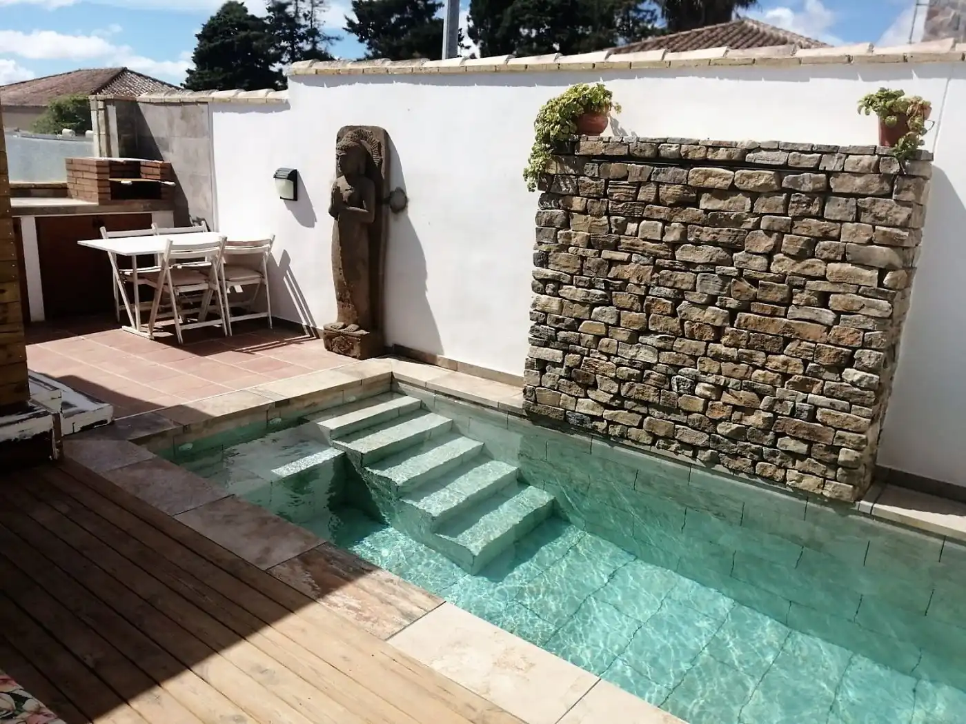 Piscina de Casa o xalet de lloguer en Chiclana de la Frontera amb Aire condicionat, Calefacció i Terrassa