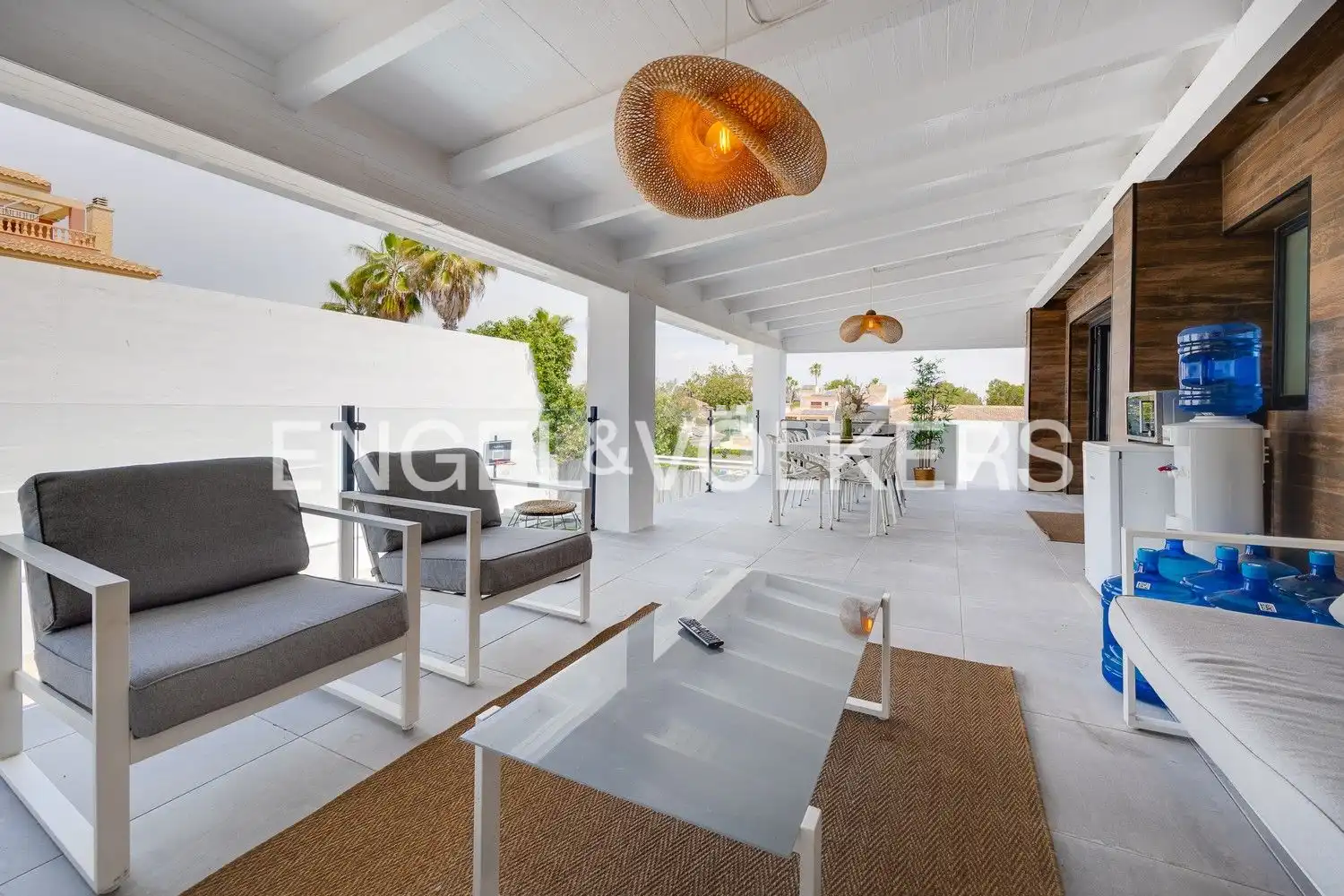 Terrace of Country homes for sale in Torrevieja  with Air Conditioner, Heating and Private garden