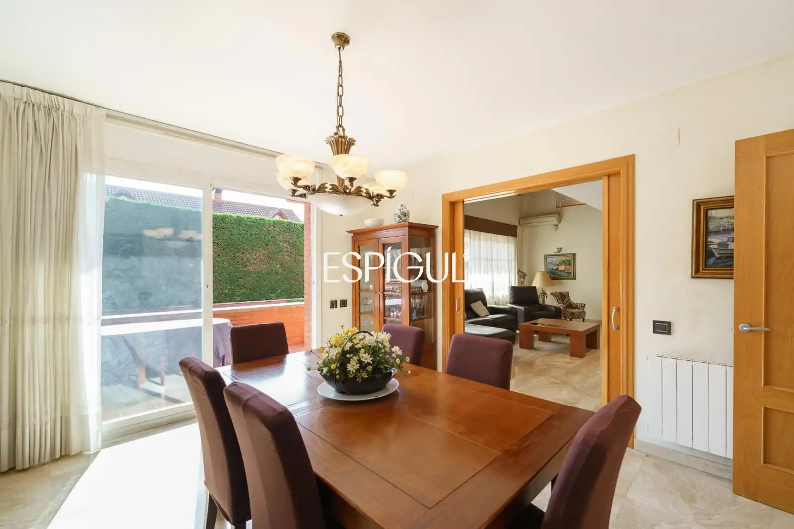 Dining room of Houses for sale in Sant Cugat del Vallès  with Air Conditioner, Heating and Storage room